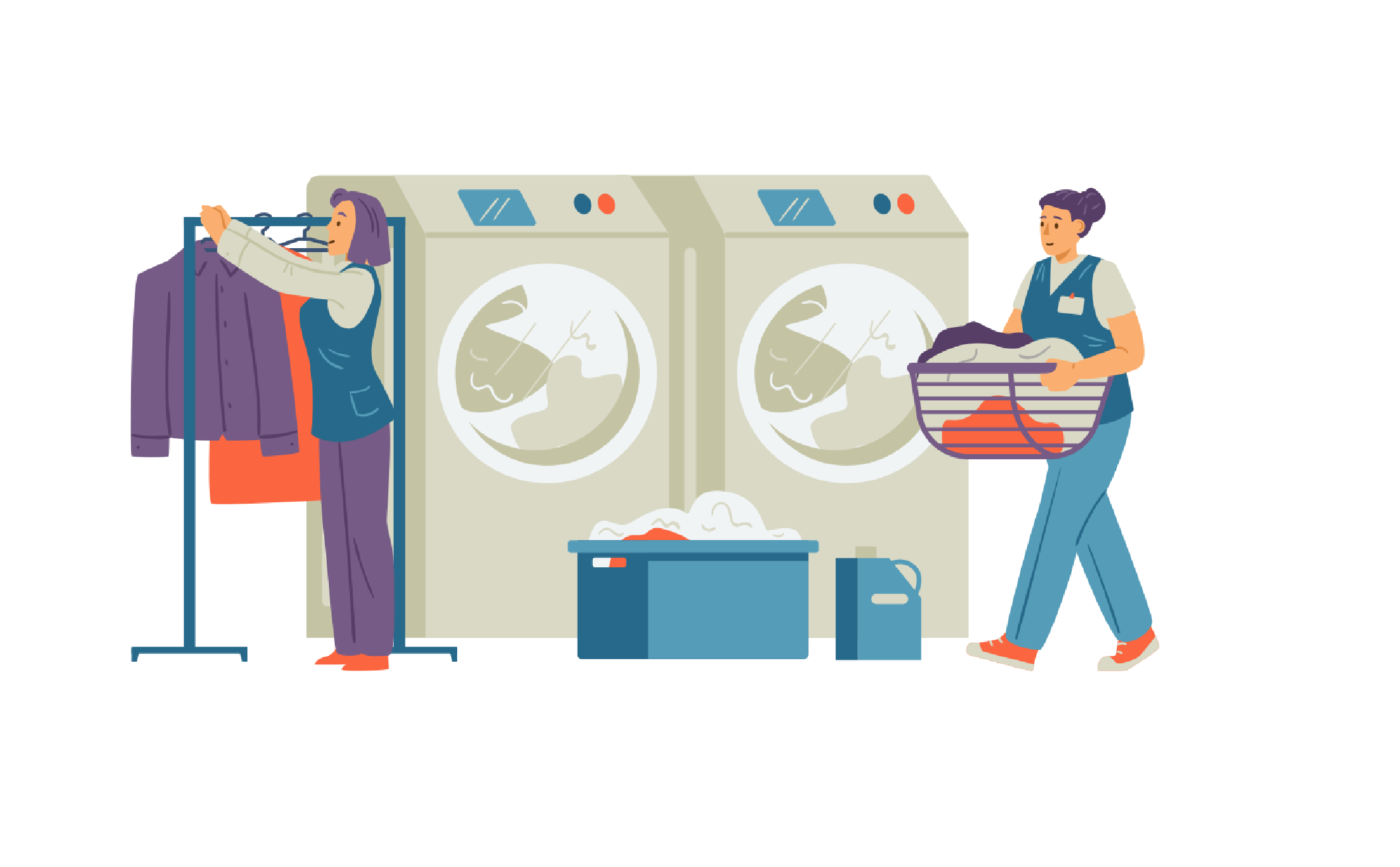Laundry staff